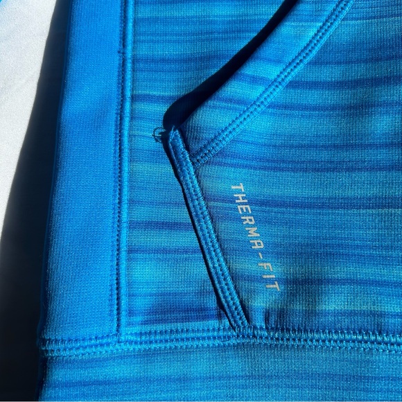 Nike | Therma Fit | Full-Zip Sweatshirt | Size Mens M | Blue - Picture 6 of 9